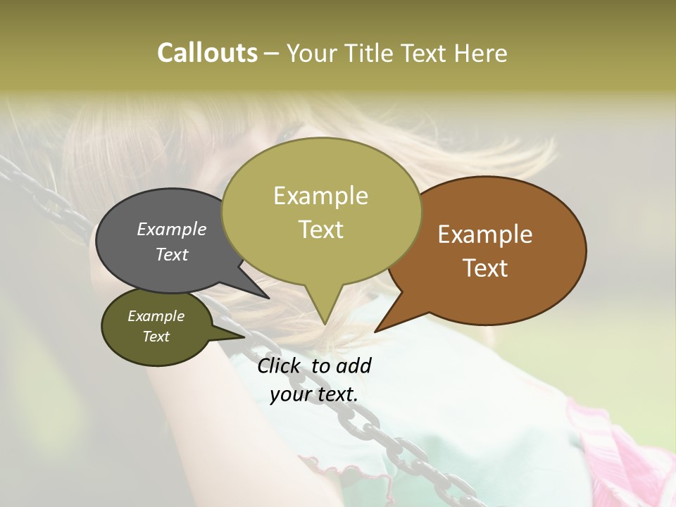 Fliegen Familie Landschaft PowerPoint Template