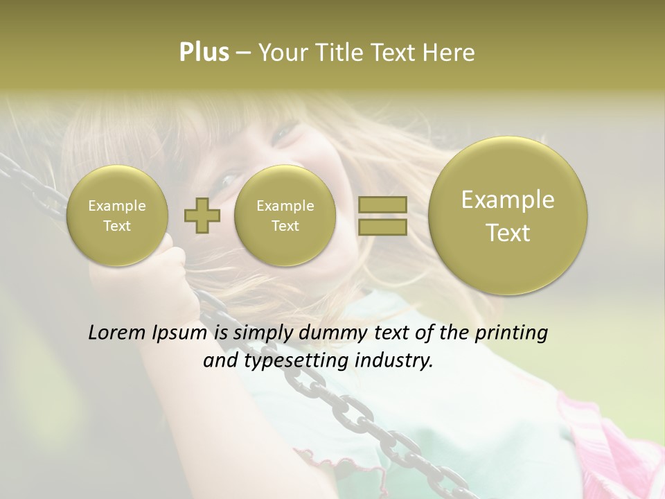 Fliegen Familie Landschaft PowerPoint Template
