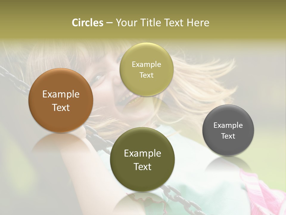 Fliegen Familie Landschaft PowerPoint Template