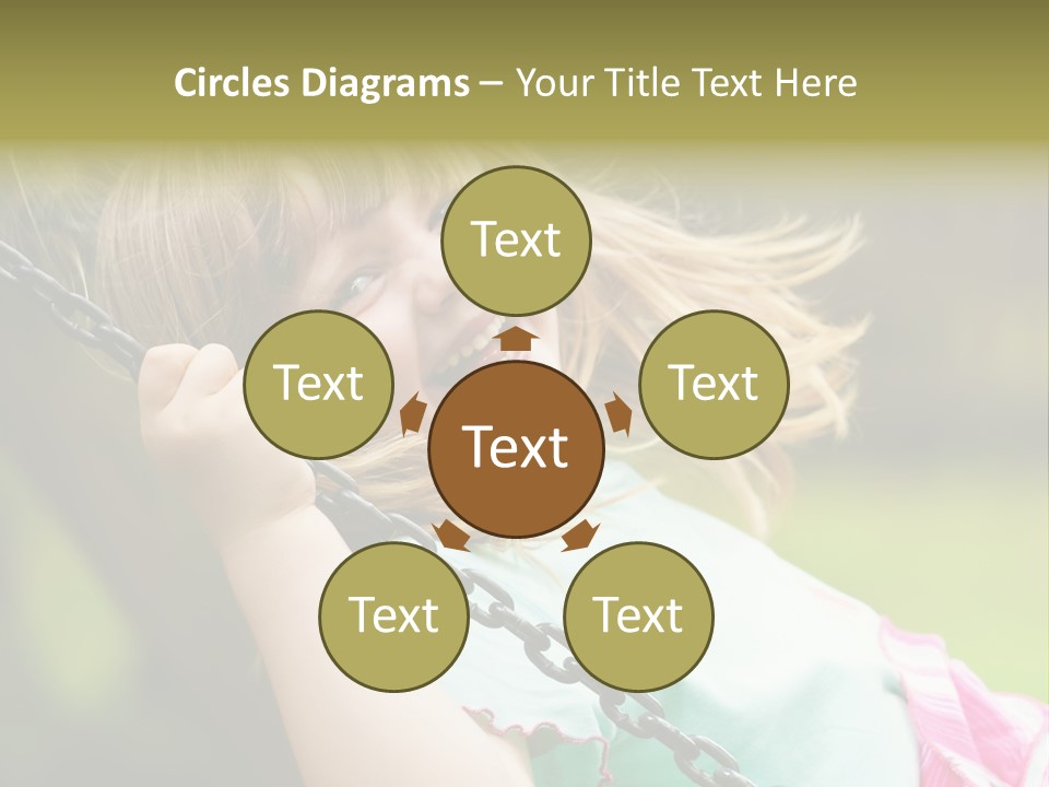 Fliegen Familie Landschaft PowerPoint Template