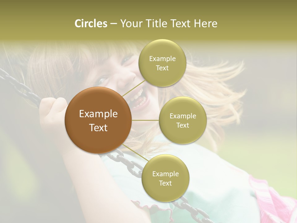 Fliegen Familie Landschaft PowerPoint Template