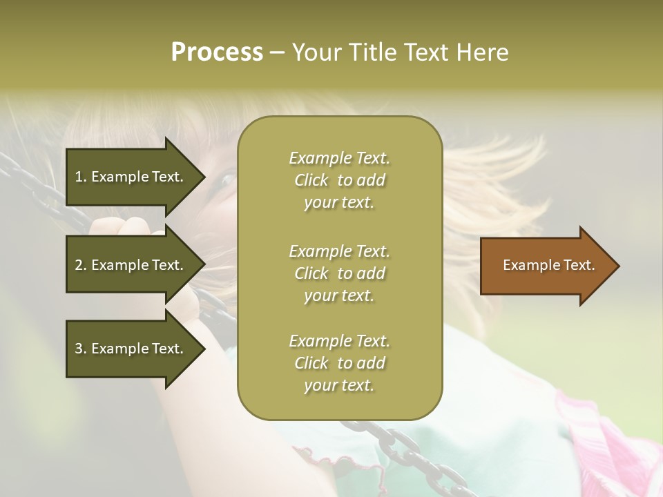 Fliegen Familie Landschaft PowerPoint Template