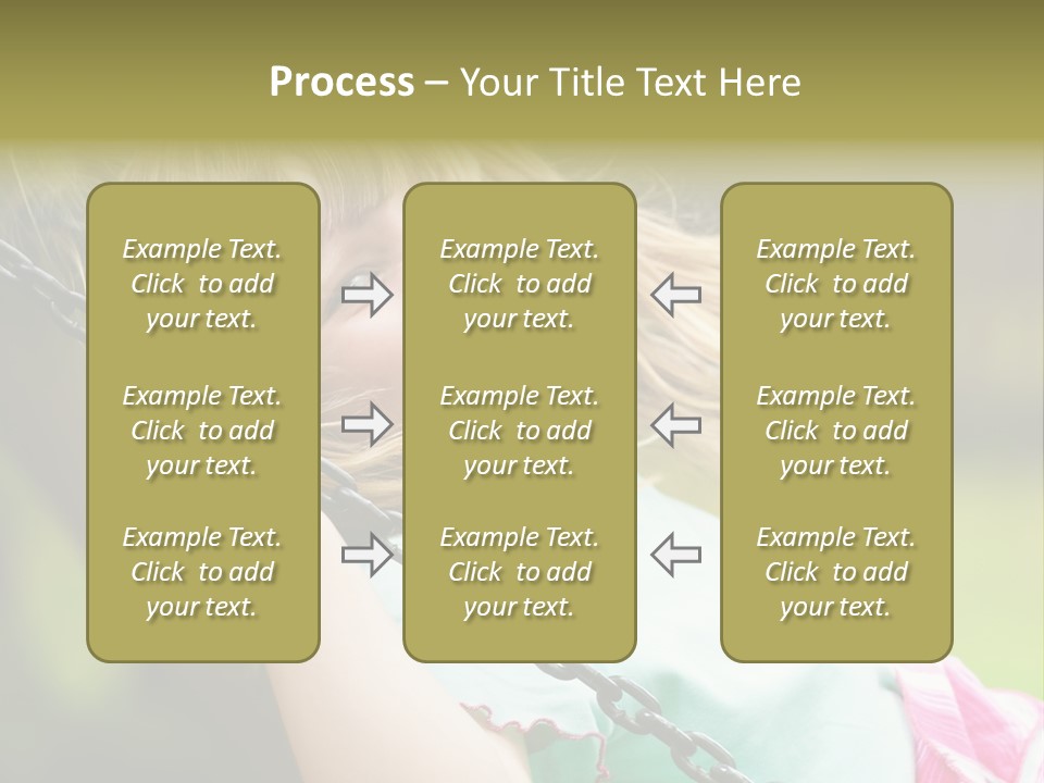 Fliegen Familie Landschaft PowerPoint Template