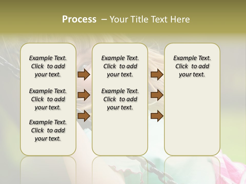 Fliegen Familie Landschaft PowerPoint Template