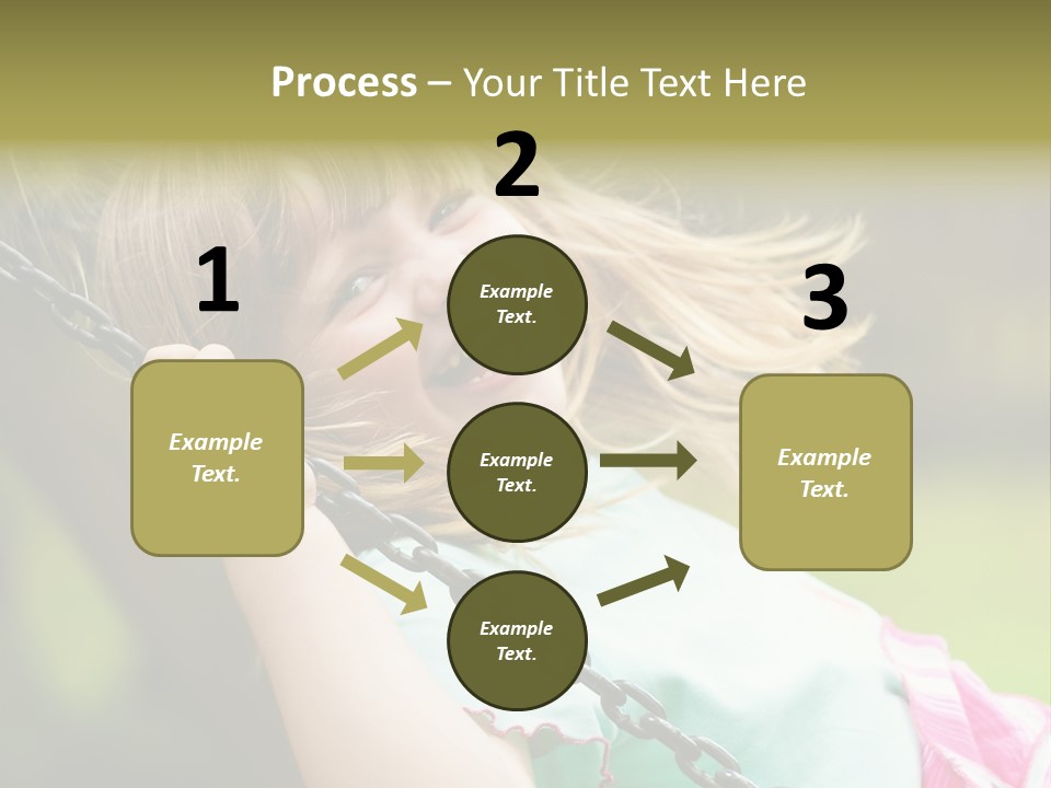 Fliegen Familie Landschaft PowerPoint Template