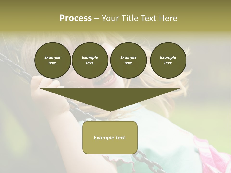 Fliegen Familie Landschaft PowerPoint Template