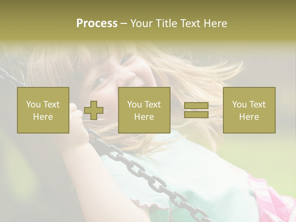 Fliegen Familie Landschaft PowerPoint Template