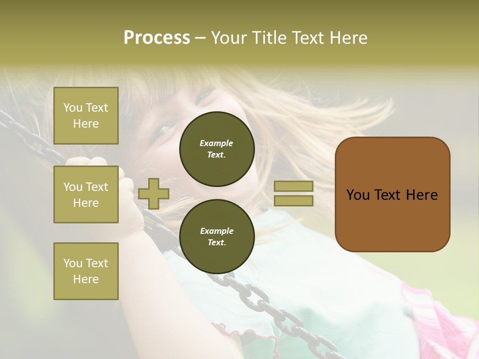 Fliegen Familie Landschaft PowerPoint Template