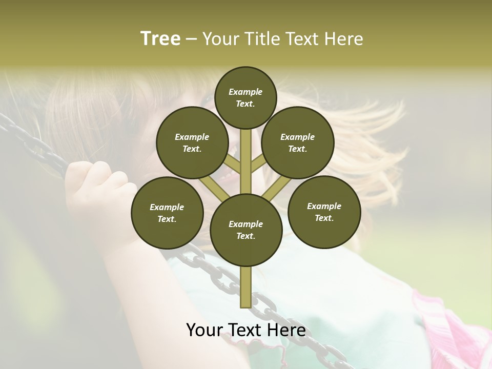 Fliegen Familie Landschaft PowerPoint Template