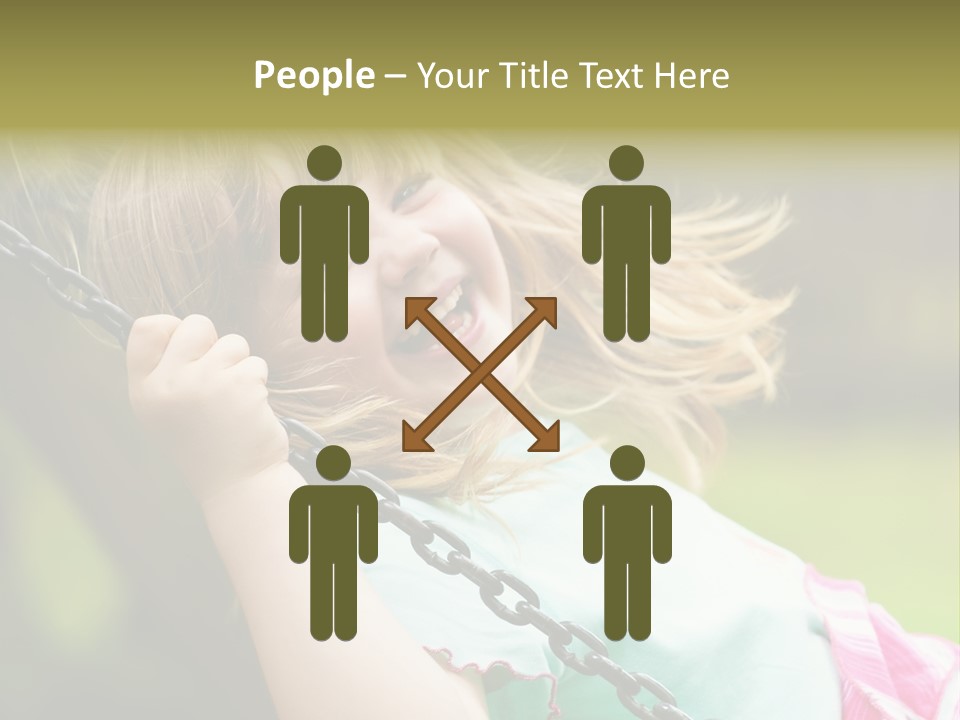 Fliegen Familie Landschaft PowerPoint Template