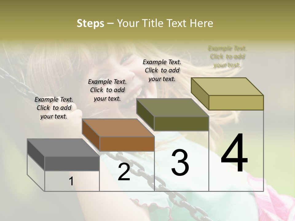 Fliegen Familie Landschaft PowerPoint Template