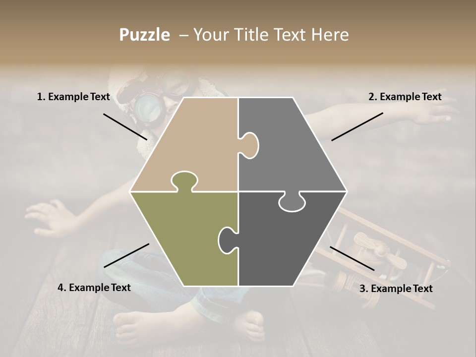 Emotion Pretty Jeans PowerPoint Template