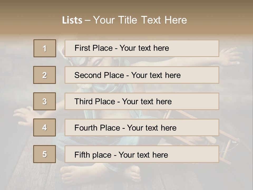 Emotion Pretty Jeans PowerPoint Template