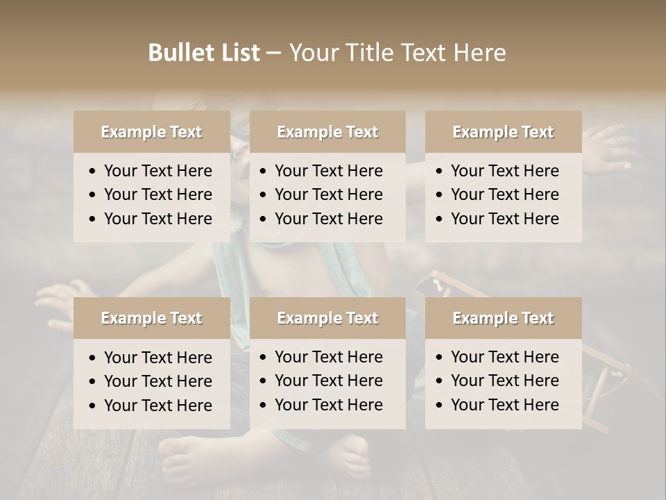 Emotion Pretty Jeans PowerPoint Template