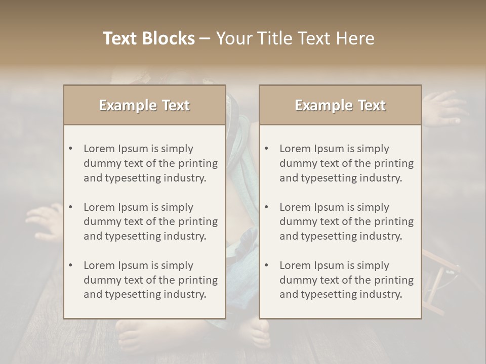 Emotion Pretty Jeans PowerPoint Template