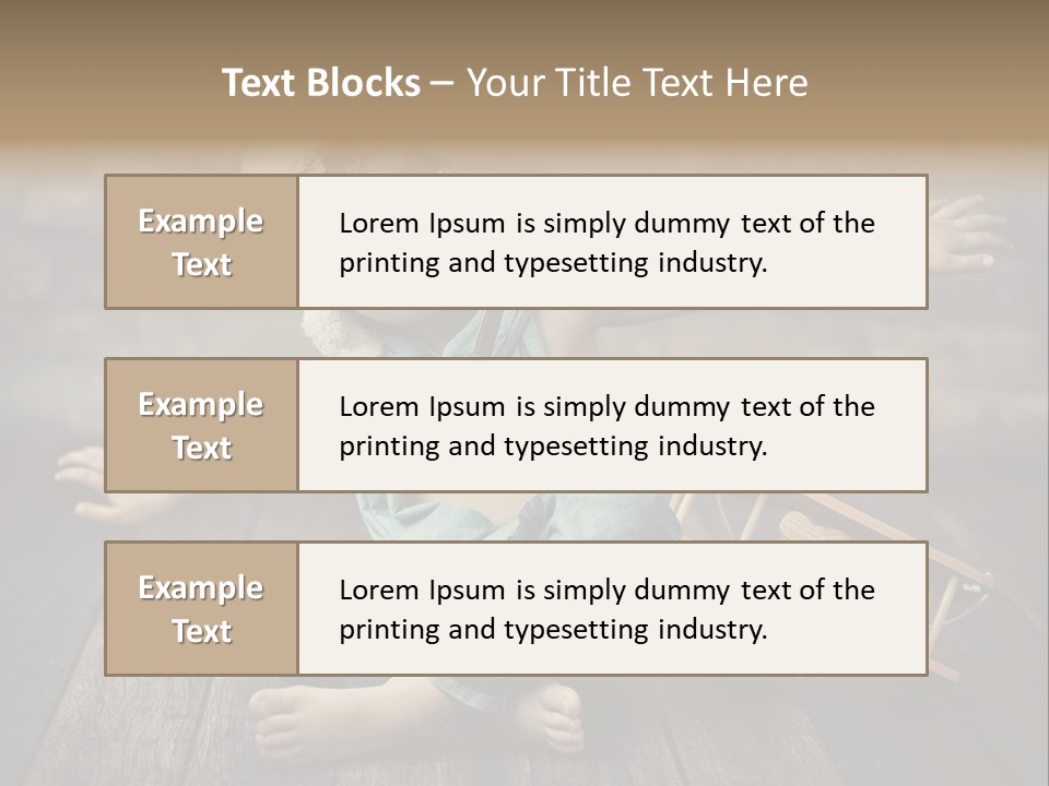 Emotion Pretty Jeans PowerPoint Template