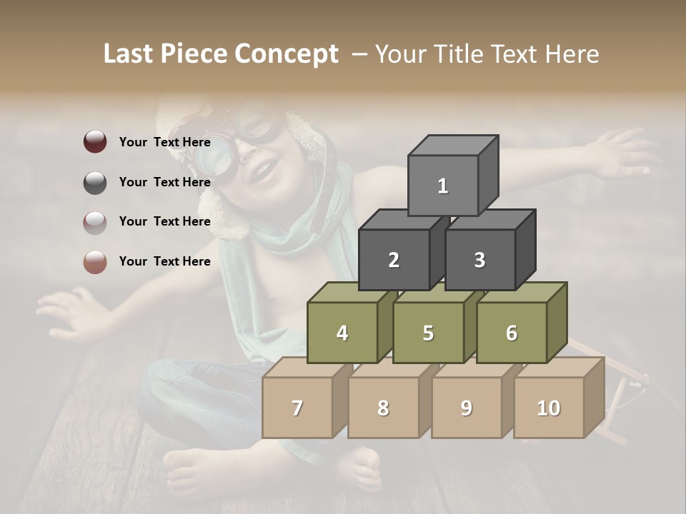 Emotion Pretty Jeans PowerPoint Template