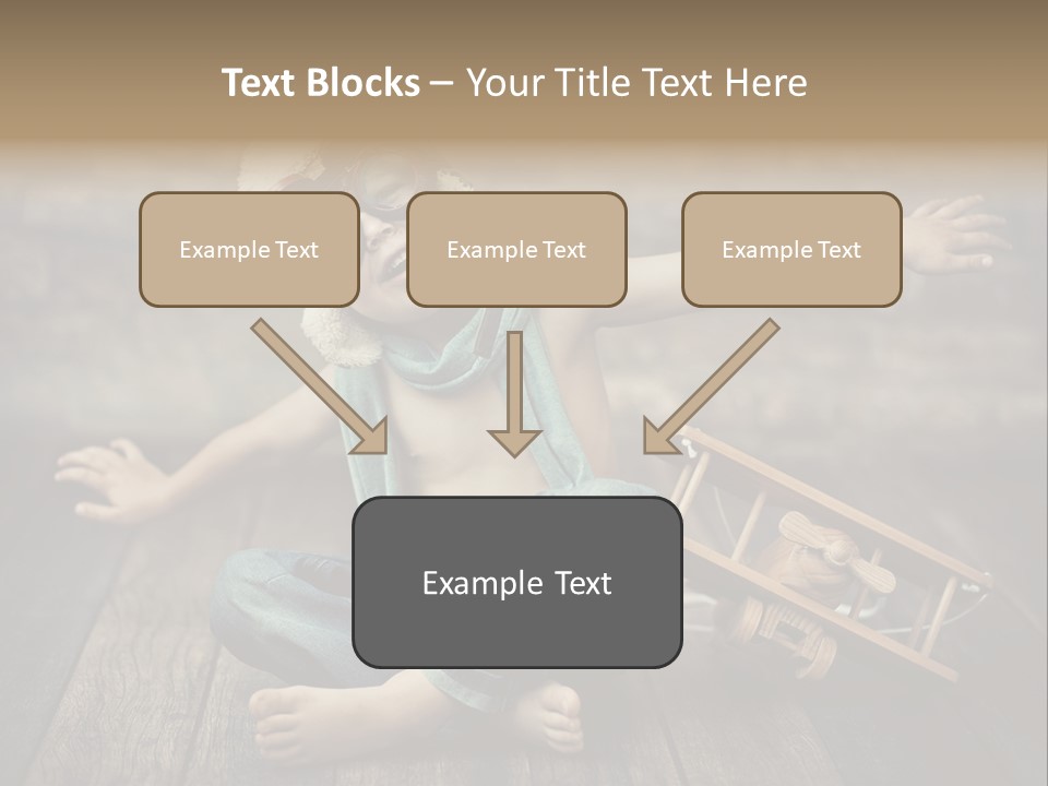 Emotion Pretty Jeans PowerPoint Template