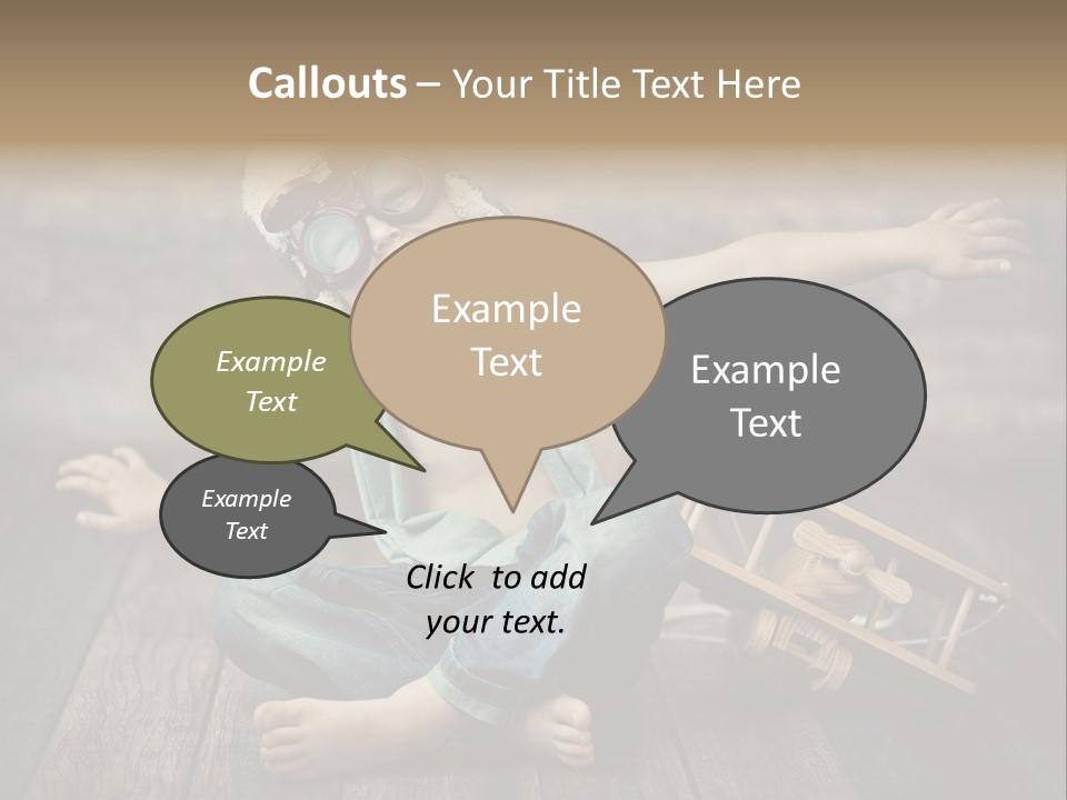 Emotion Pretty Jeans PowerPoint Template