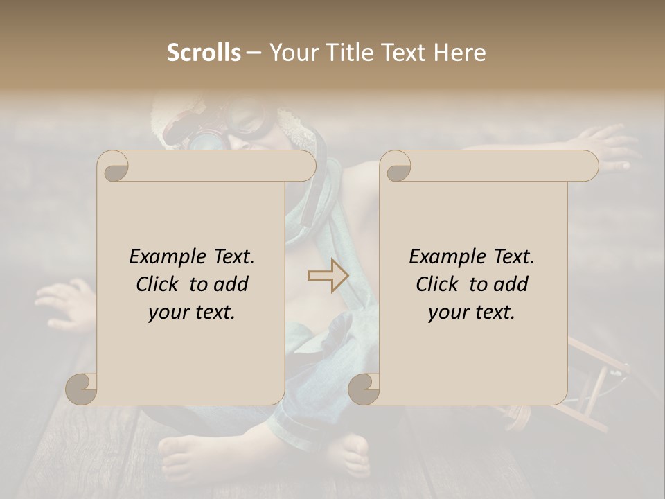Emotion Pretty Jeans PowerPoint Template