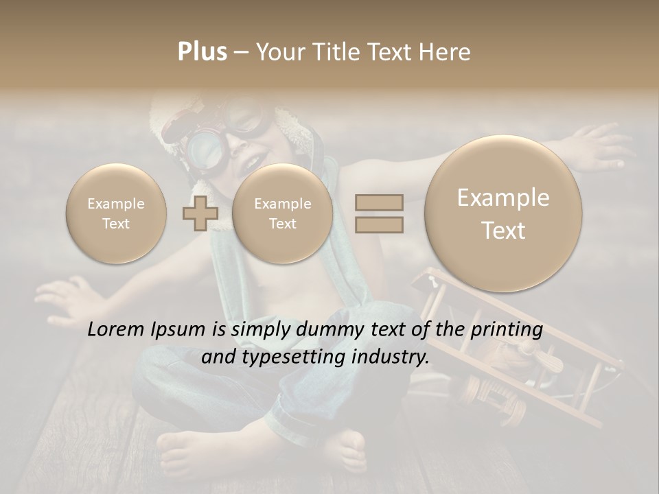 Emotion Pretty Jeans PowerPoint Template