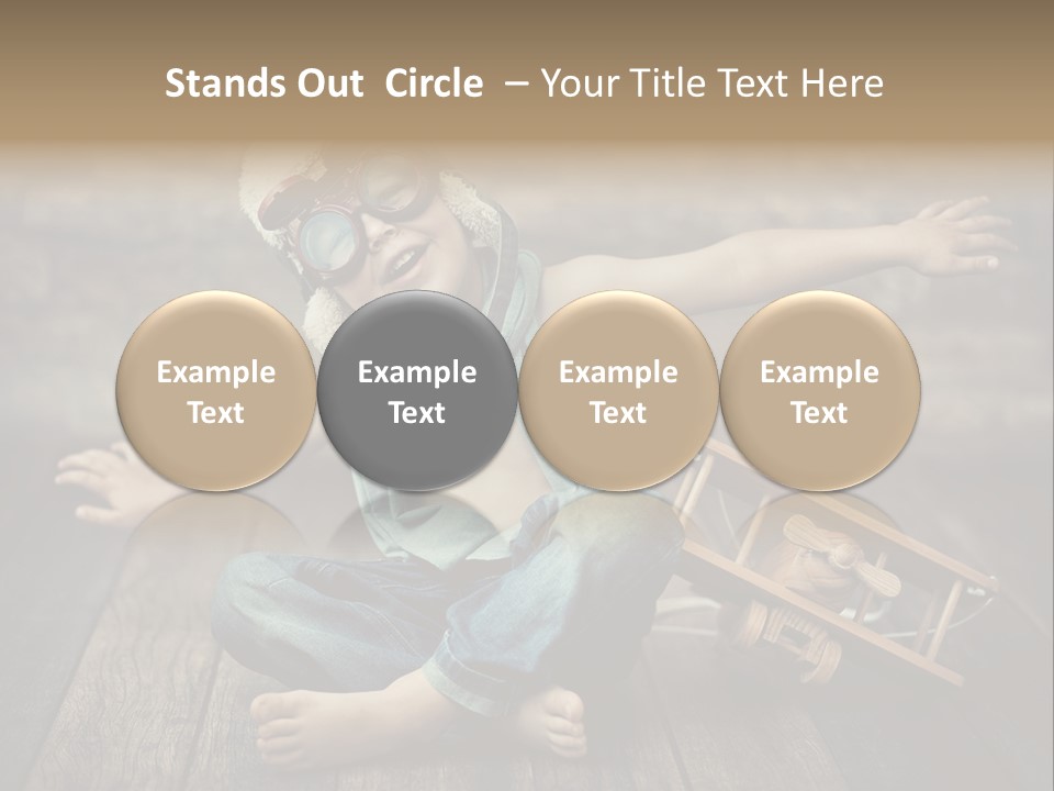 Emotion Pretty Jeans PowerPoint Template