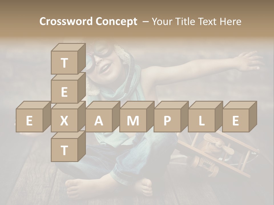 Emotion Pretty Jeans PowerPoint Template