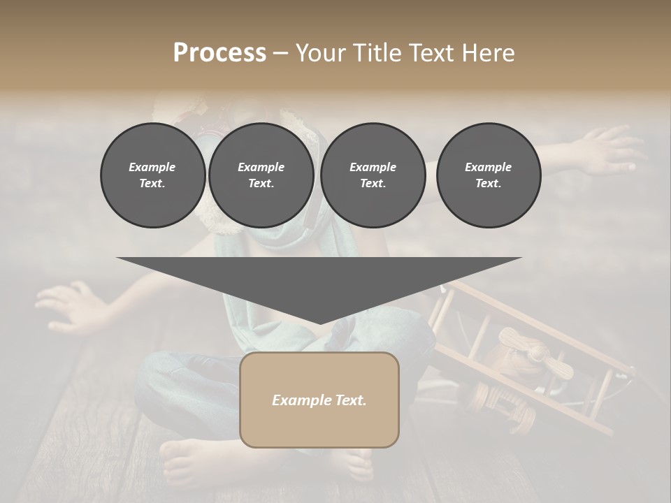 Emotion Pretty Jeans PowerPoint Template