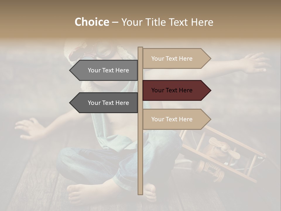Emotion Pretty Jeans PowerPoint Template