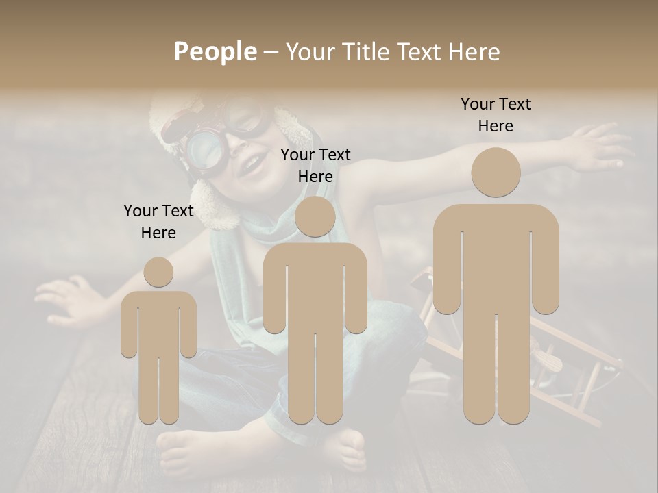 Emotion Pretty Jeans PowerPoint Template