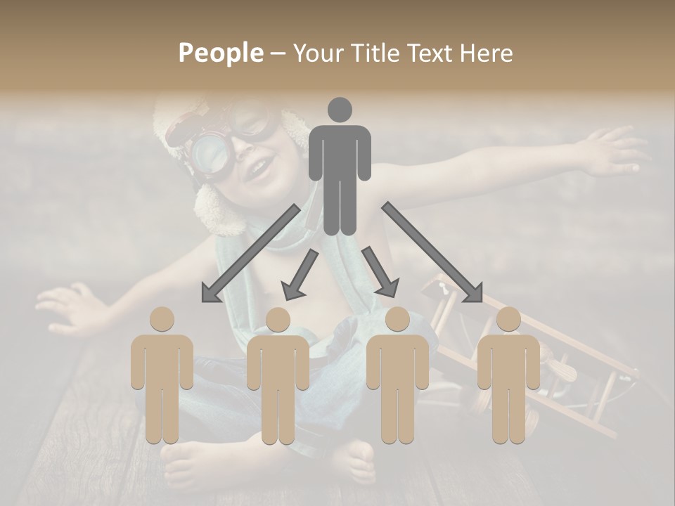 Emotion Pretty Jeans PowerPoint Template