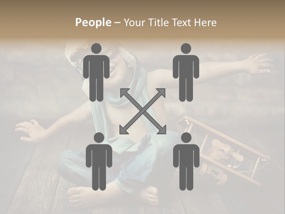 Emotion Pretty Jeans PowerPoint Template