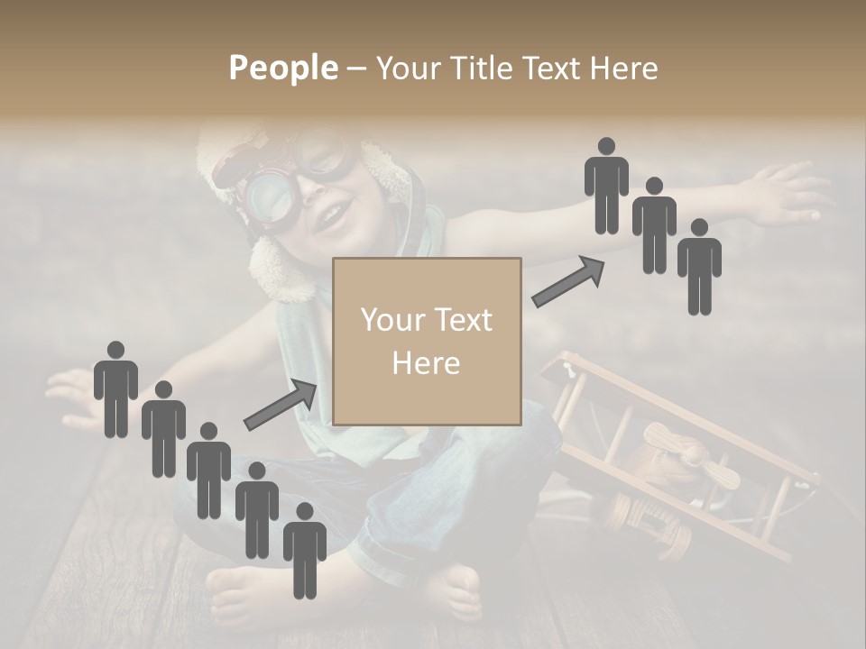 Emotion Pretty Jeans PowerPoint Template