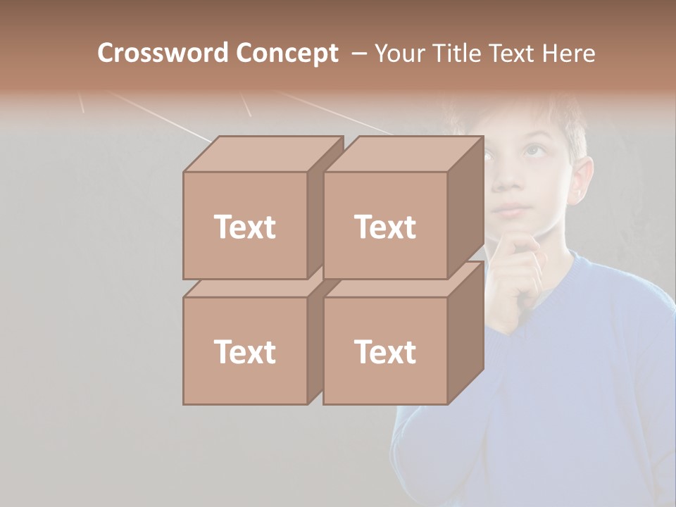 Entscheidung Nachdenken Ambitionen PowerPoint Template