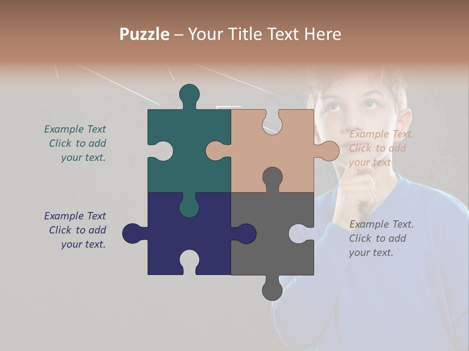 Entscheidung Nachdenken Ambitionen PowerPoint Template