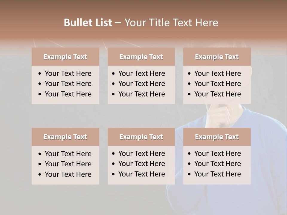 Entscheidung Nachdenken Ambitionen PowerPoint Template
