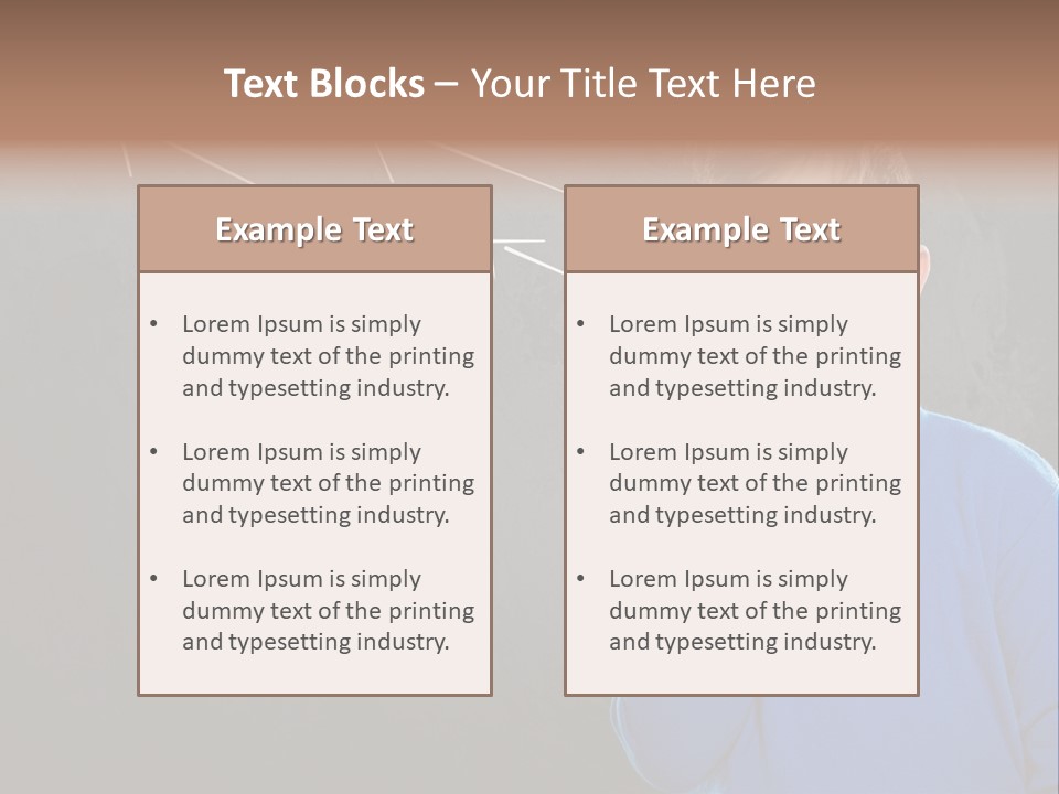 Entscheidung Nachdenken Ambitionen PowerPoint Template