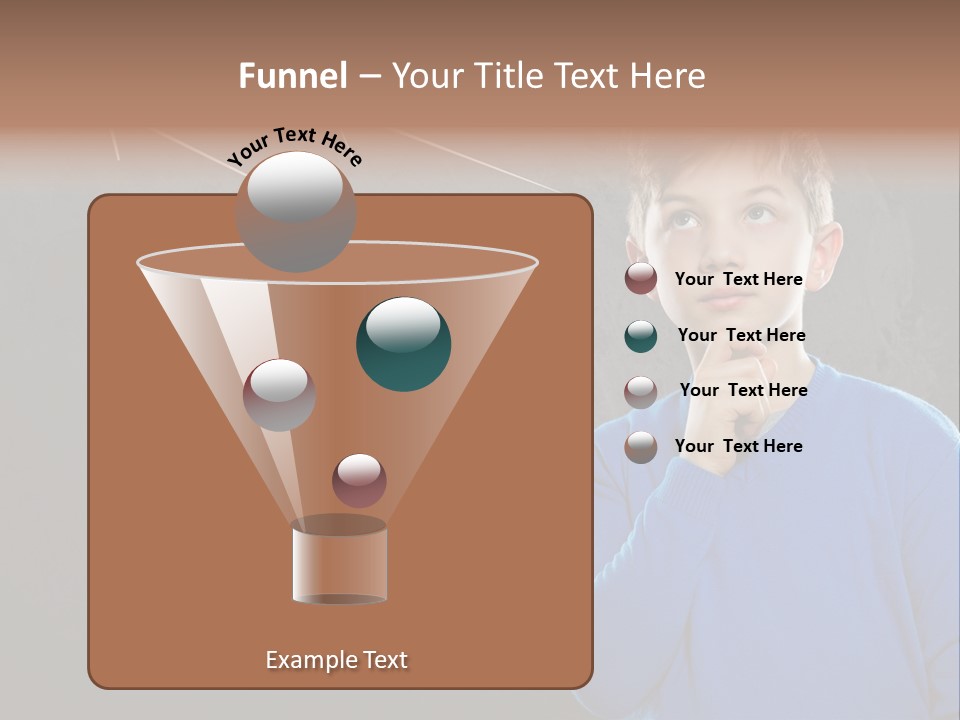 Entscheidung Nachdenken Ambitionen PowerPoint Template