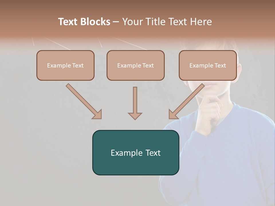 Entscheidung Nachdenken Ambitionen PowerPoint Template