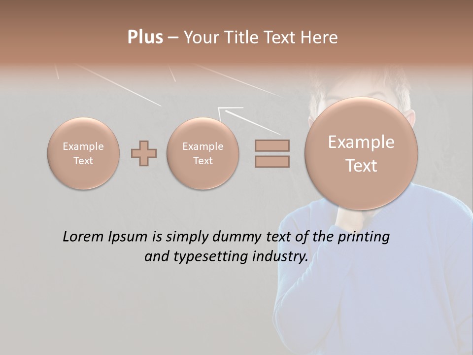 Entscheidung Nachdenken Ambitionen PowerPoint Template