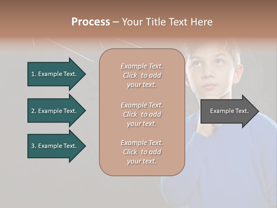 Entscheidung Nachdenken Ambitionen PowerPoint Template
