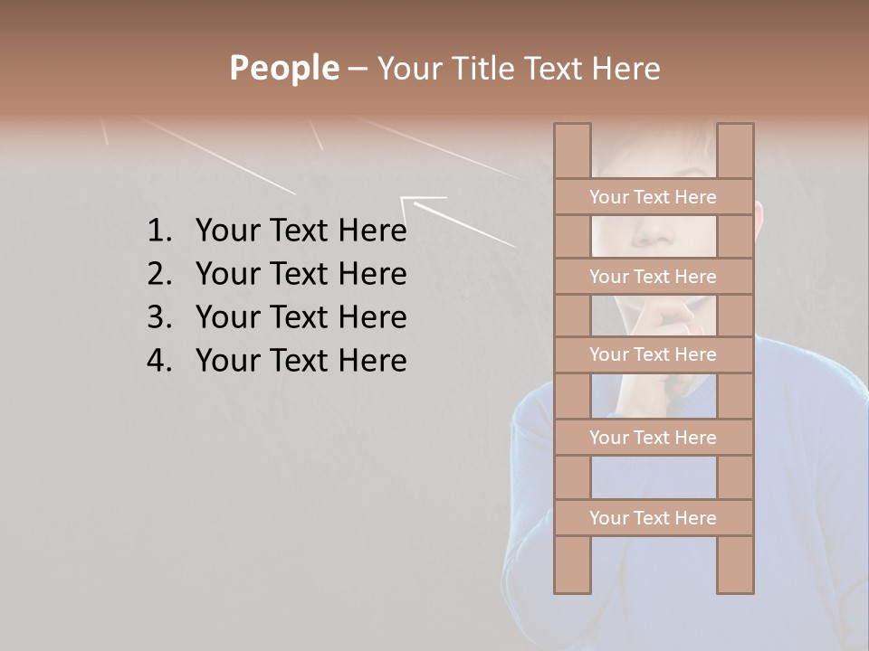 Entscheidung Nachdenken Ambitionen PowerPoint Template