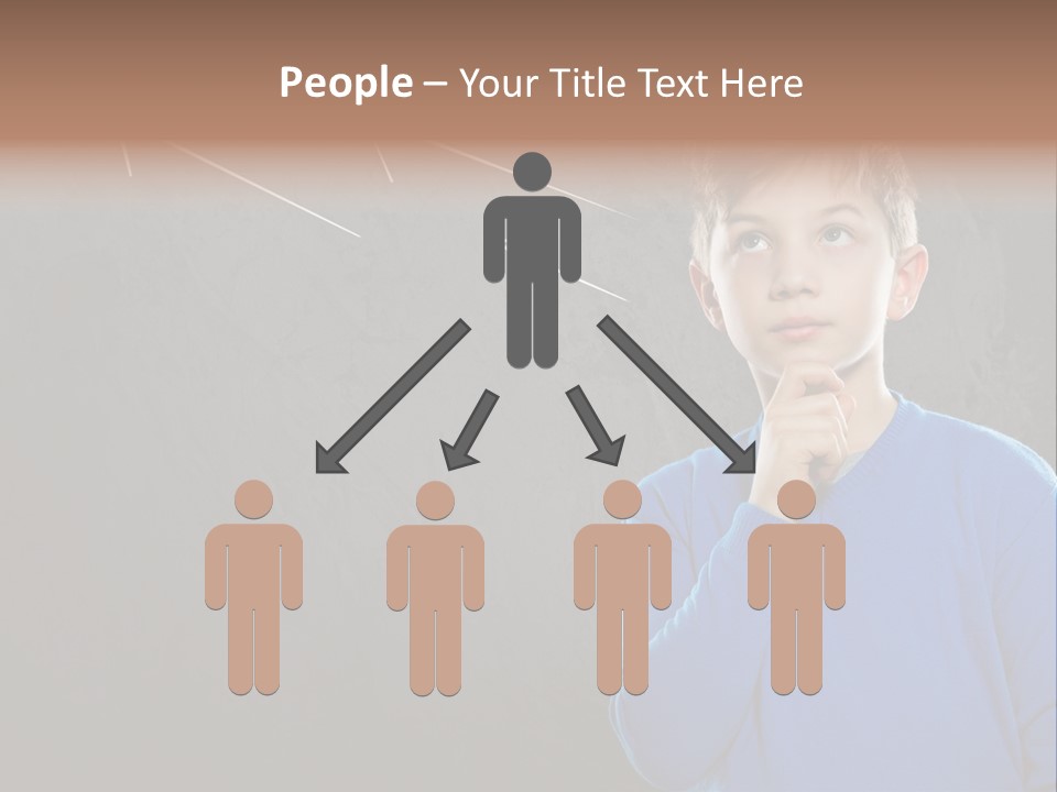 Entscheidung Nachdenken Ambitionen PowerPoint Template