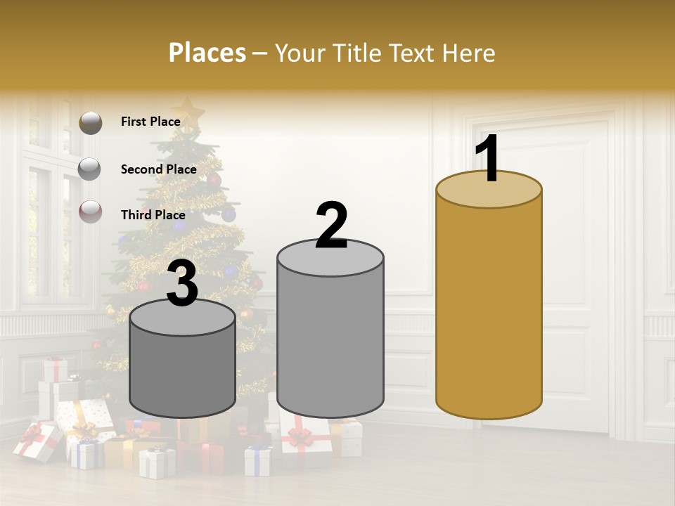 Empty White Interior PowerPoint Template