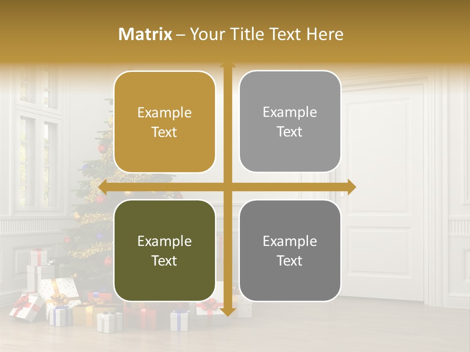 Empty White Interior PowerPoint Template