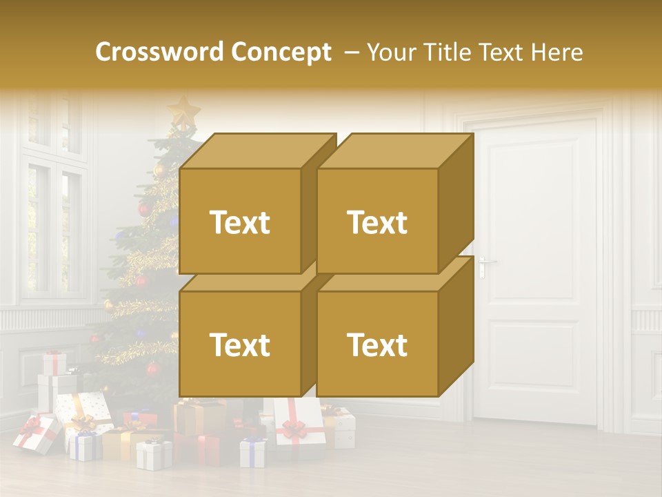 Empty White Interior PowerPoint Template