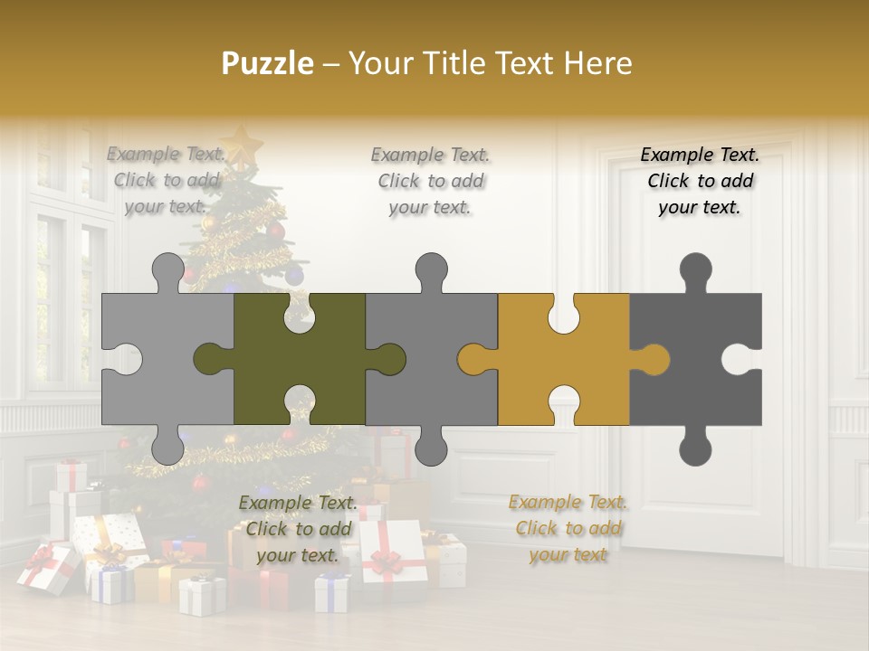 Empty White Interior PowerPoint Template