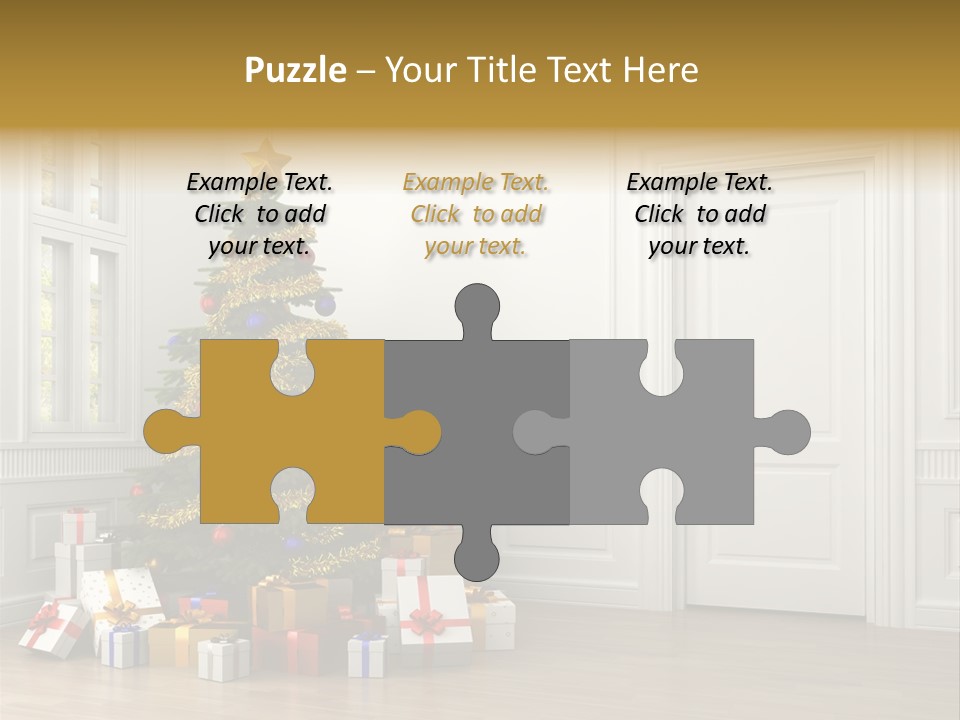 Empty White Interior PowerPoint Template