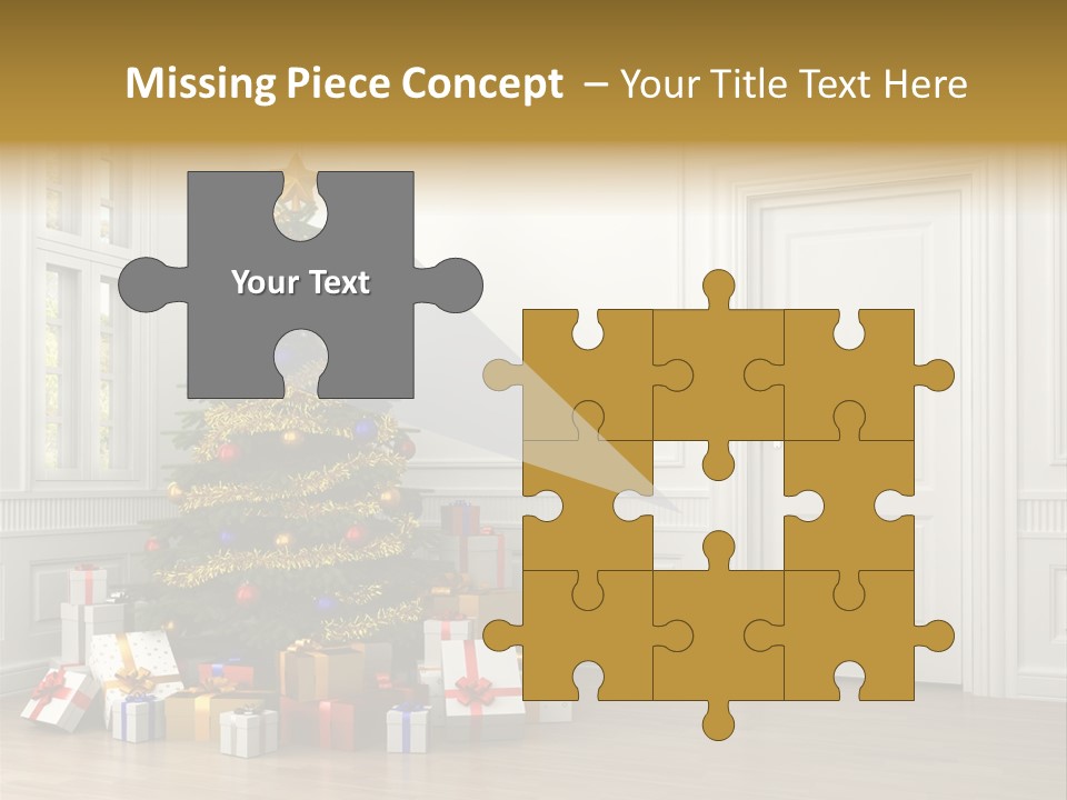 Empty White Interior PowerPoint Template