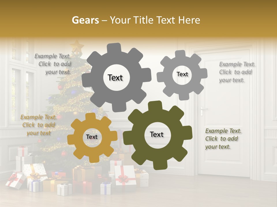 Empty White Interior PowerPoint Template